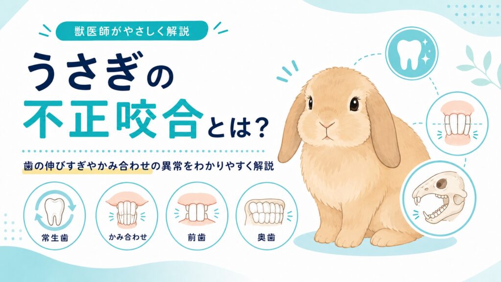 うさぎの不正咬合とは